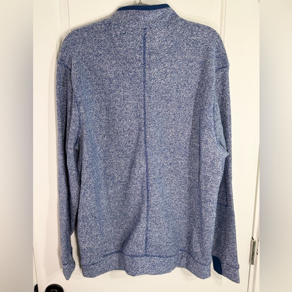 Greg Norman Collection Navy Textured Sweater - Picture 2 of 7